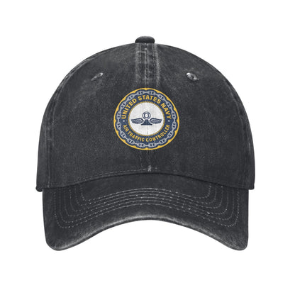Navy Air Traffic Controller (AC) Round Vinyl Printed unisex baseball cap adjustable cap outdoor sun hats trucker hat
