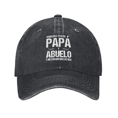 PAPA ABUELO Printed unisex baseball cap outdoor hats adjustable cap trucker gift hat
