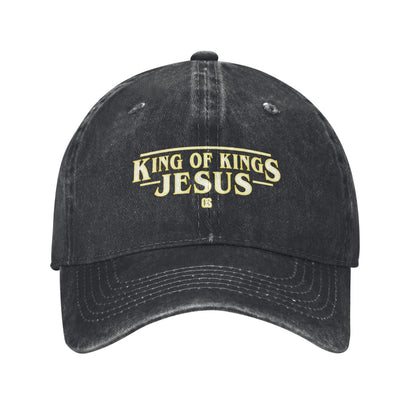 King OF Kings Jesus Printed unisex baseball cap adjustable cap outdoor hats trucker gift hat