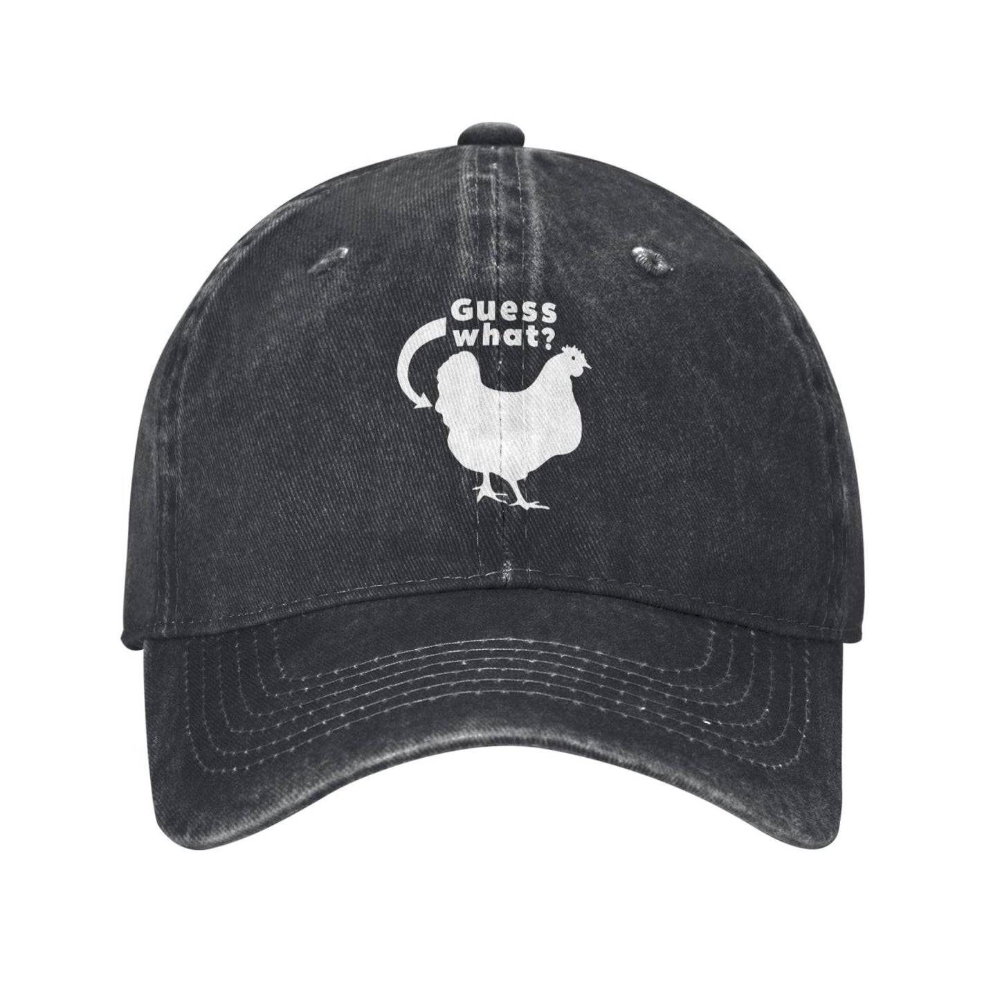 Guess What Chicken Printed unisex baseball cap adjustable cap outdoor sun hats trucker hat