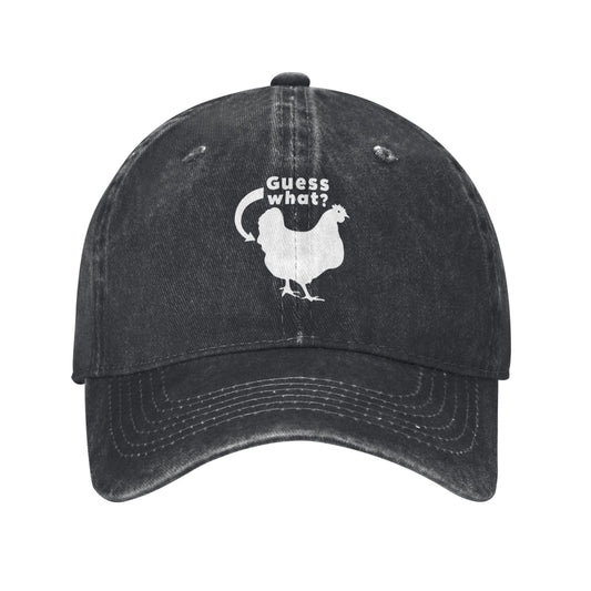 Guess What Chicken Printed unisex baseball cap adjustable cap outdoor sun hats trucker hat