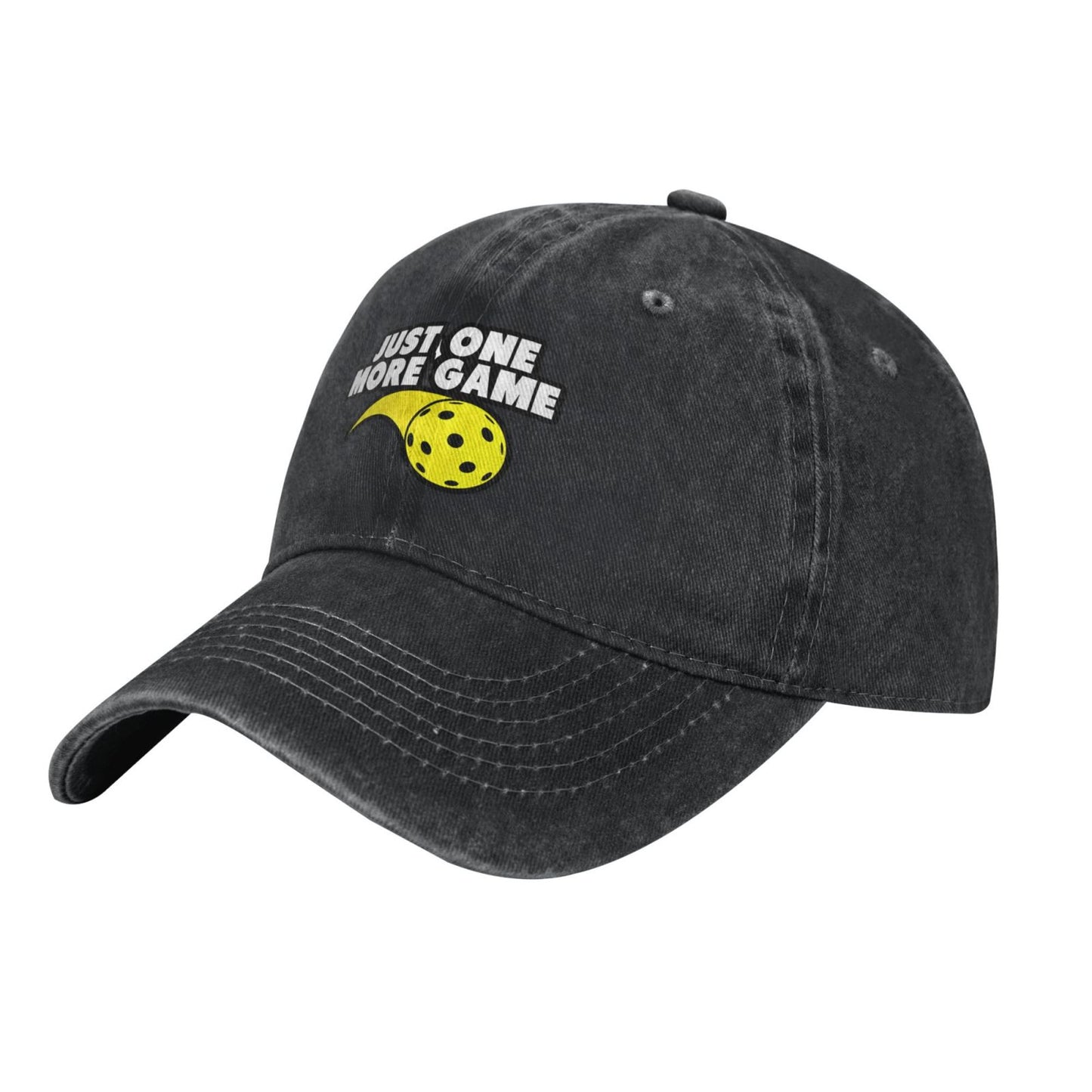 Just One More Game Printed unisex baseball cap adjustable cap outdoor sun hats trucker hat