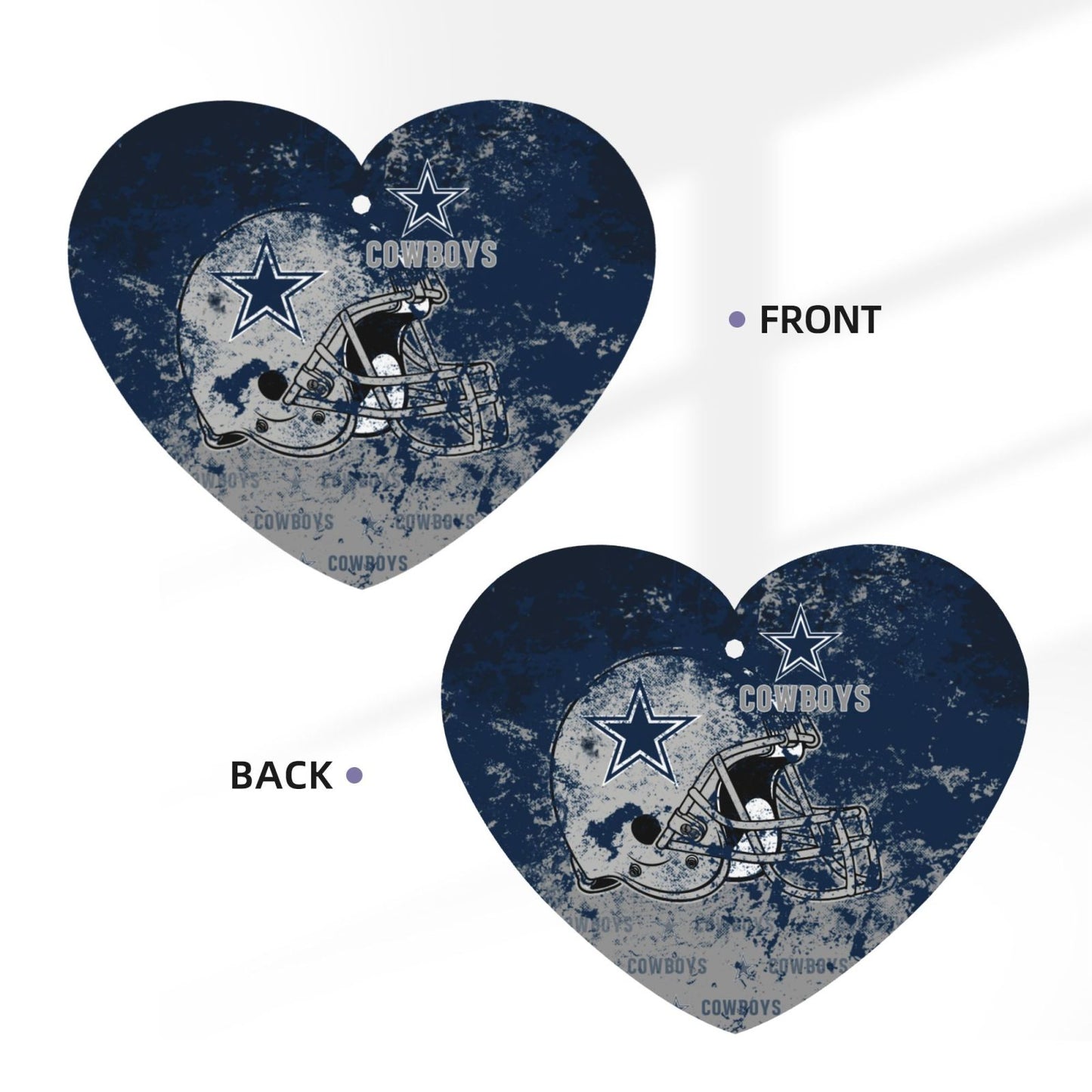 4-pcs Dallas Cowboys Car Air Fresheners Cards Set car aromatherapy tablets