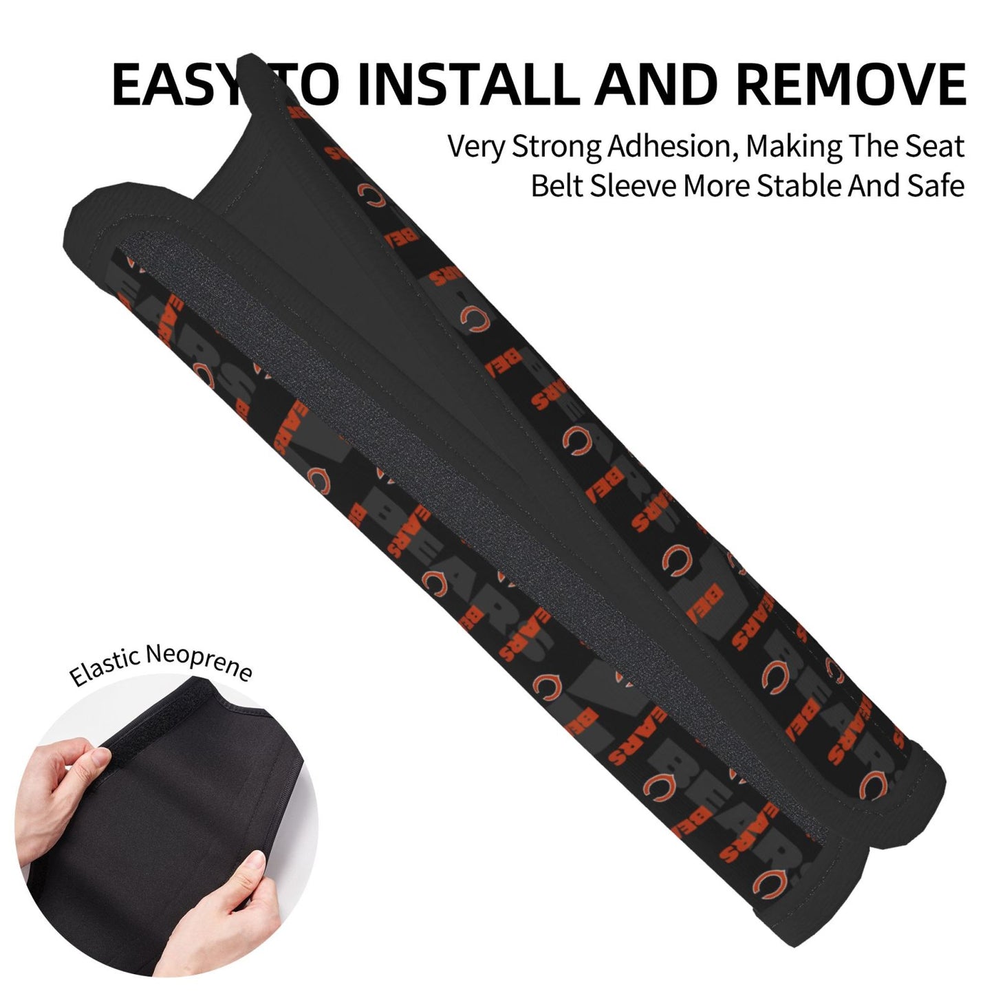 Chicago Bears personalized seat belt protective cover Car seat belt protective cover