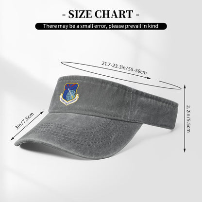 USAF-689 Combat Communications Wing Printing adjustable Empty Top Baseball Sun Cap unisex outdoor sport hat veterans gift