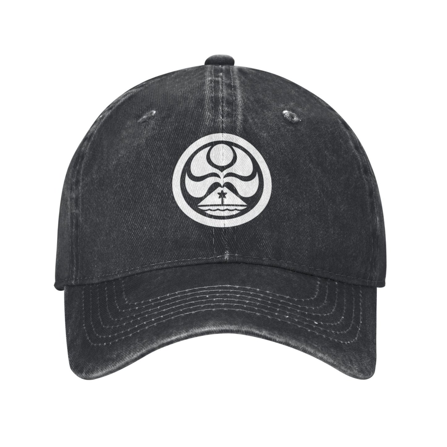 HIC Hawaiian Island Prints Printed unisex baseball cap adjustable cap outdoor sun hats trucker hat