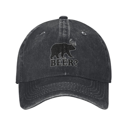 Beer Printed unisex baseball cap adjustable cap outdoor sun hats trucker hat