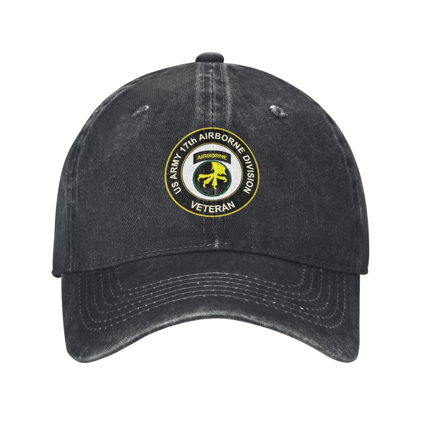 Army 17th Airborne Division Printed unisex baseball cap adjustable cap outdoor sun hats trucker hat