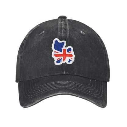 Maltese Dog Flag Of The United Kingdom Printed unisex baseball cap adjustable cap outdoor sun hats trucker hat