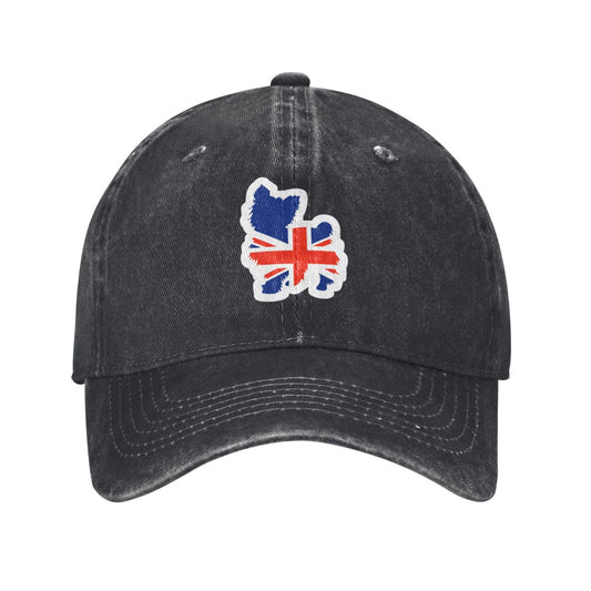 Maltese Dog Flag Of The United Kingdom Printed unisex baseball cap adjustable cap outdoor sun hats trucker hat
