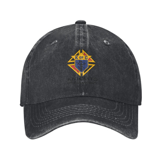 Knights Of Columbus Printed unisex baseball cap adjustable cap outdoor sun hats trucker hat