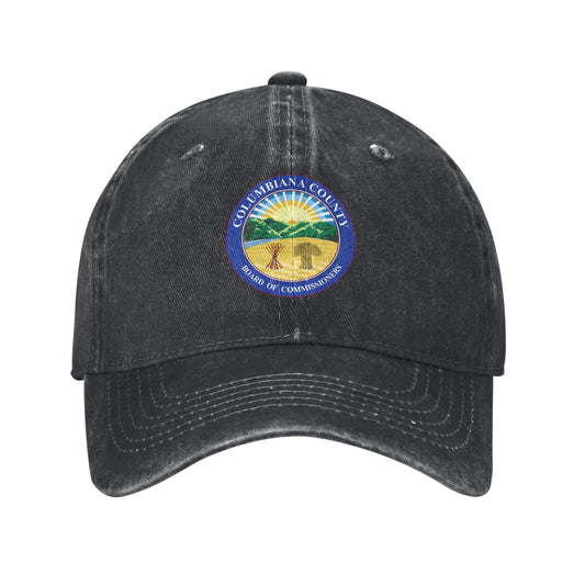 Columbiana County Printed unisex baseball cap adjustable cap outdoor sun hats trucker hat