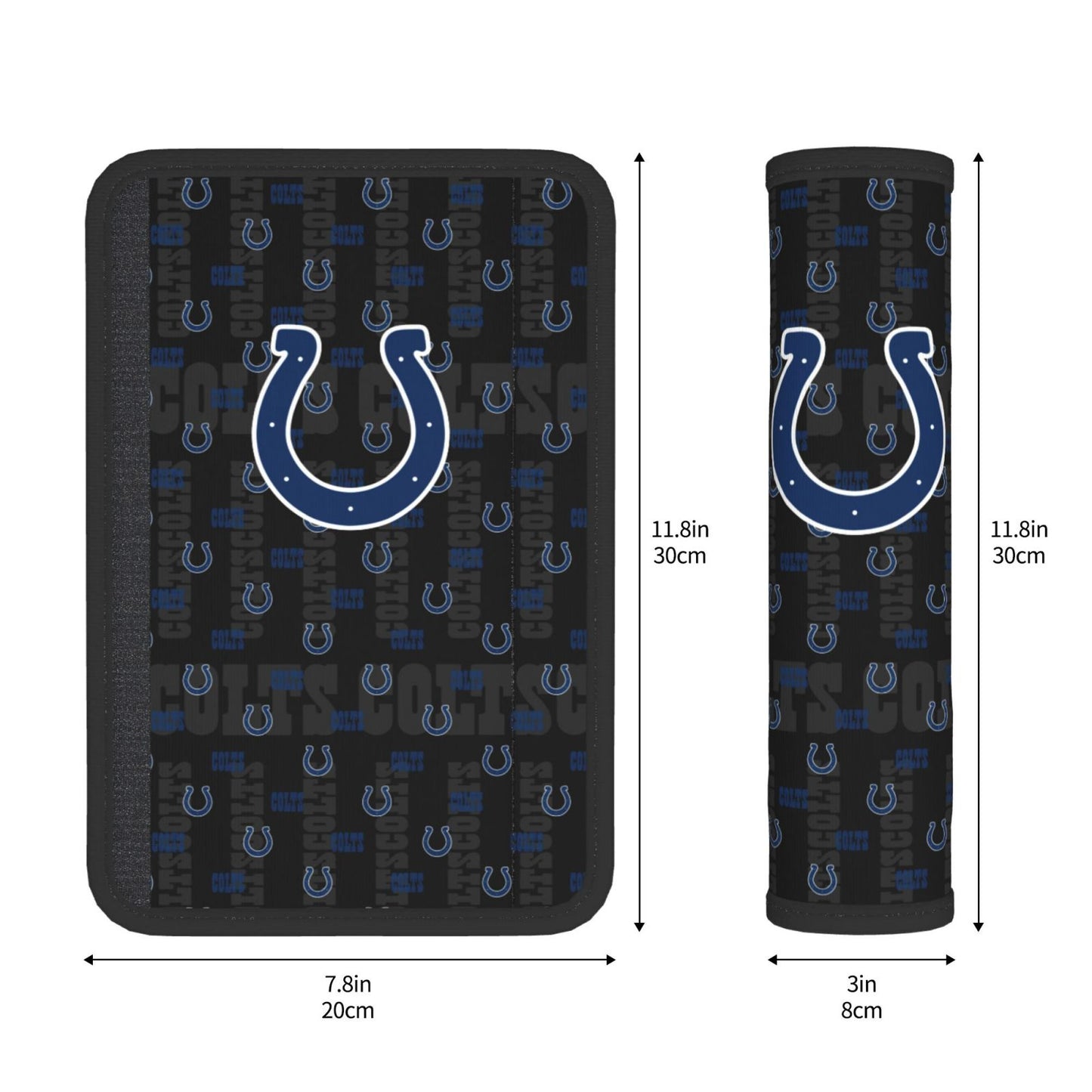Indianapolis Colts personalized seat belt protective cover Car seat belt protective cover