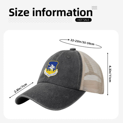 51st Fighter Wing Printed unisex baseball cap adjustable grid baseball cap veteran gift