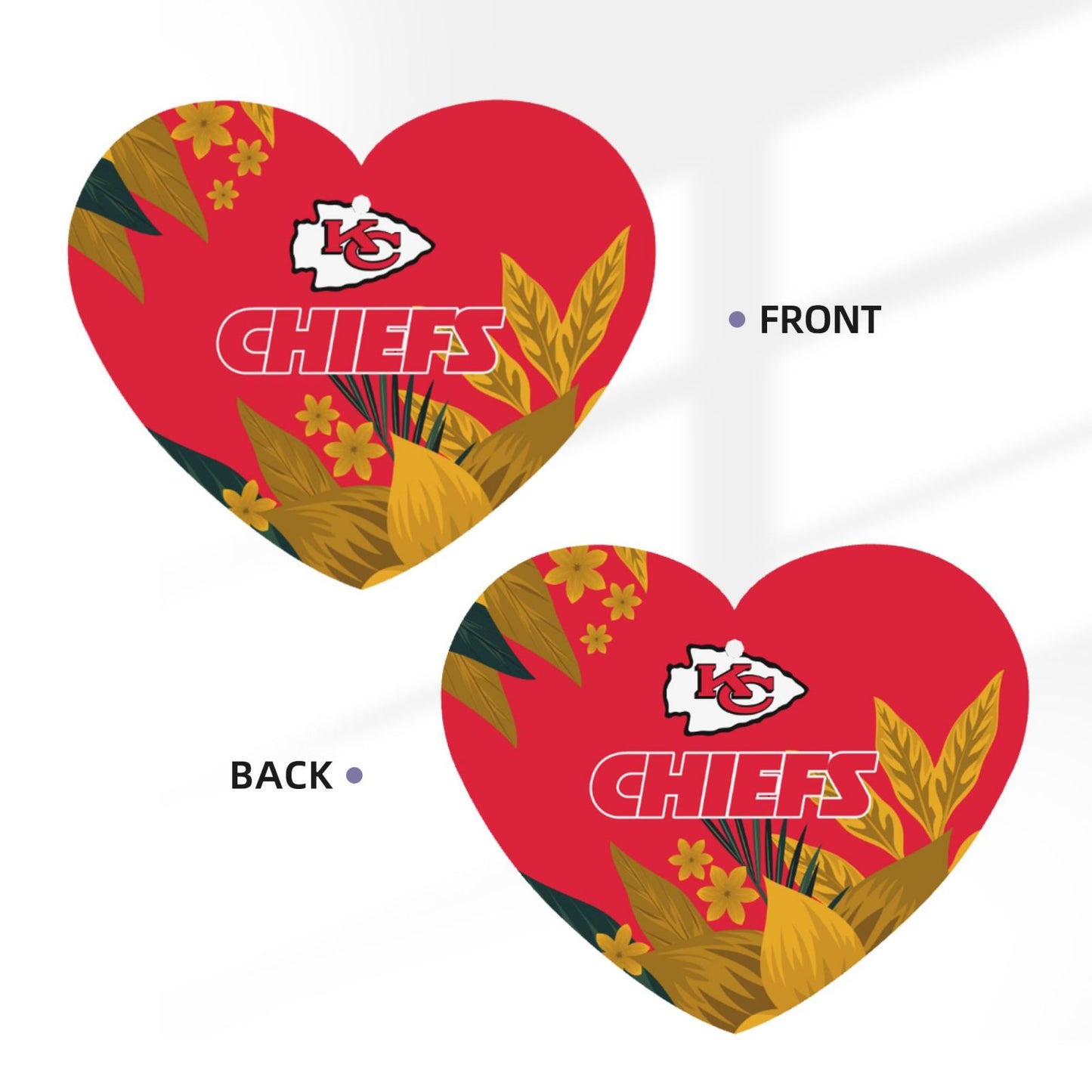 4pcs- Kansas City Chiefs car aromatherapy tablets Car Air Fresheners Cards Set