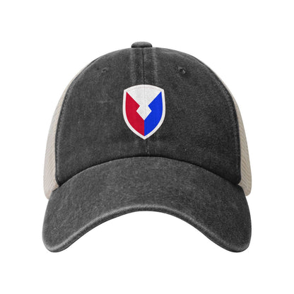 AMC Shoulder Insignia Printed unisex baseball cap adjustable grid baseball cap veteran gift