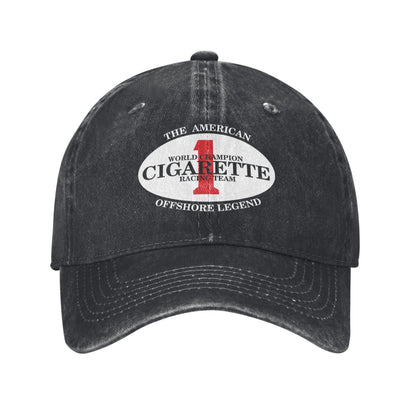 Cigarette Racing Logo Printed unisex baseball cap adjustable cap outdoor sun hats trucker hat