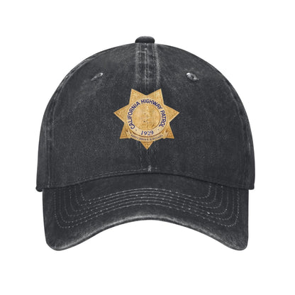 Badge Of The California Highway Patrol Printed unisex baseball cap adjustable cap outdoor sun hats trucker hat