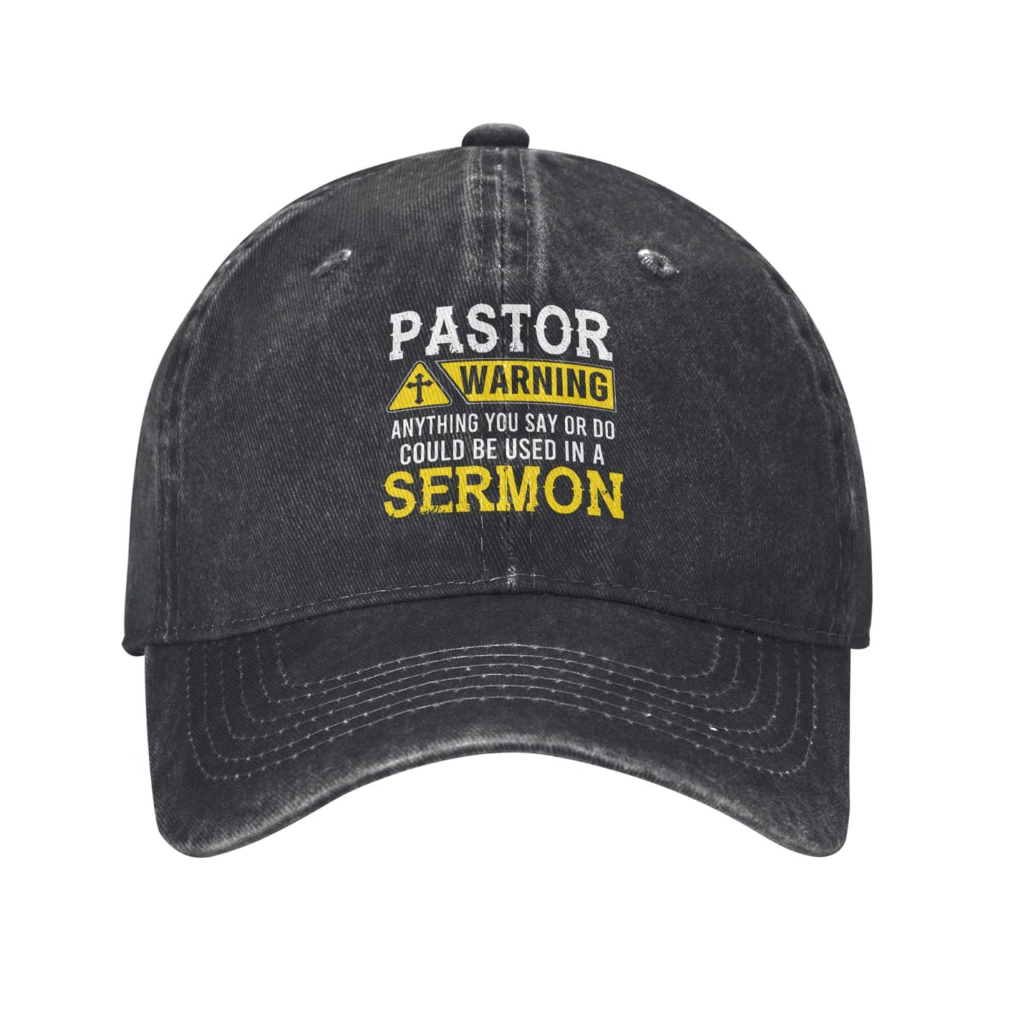 Pastor Magnet Warning Printed unisex baseball cap adjustable cap outdoor sun hats trucker hat