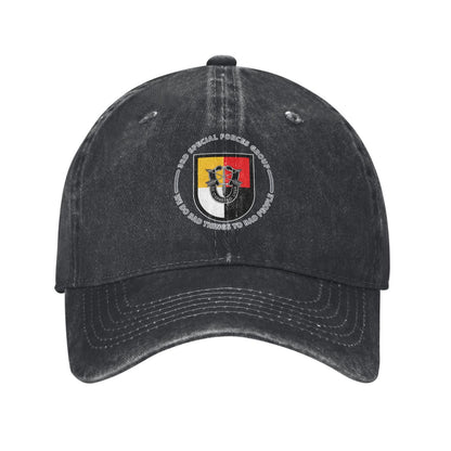 WE DO BAD THINGS TO BAD PEOPLE Printed unisex baseball cap adjustable cap outdoor sun hats trucker hat