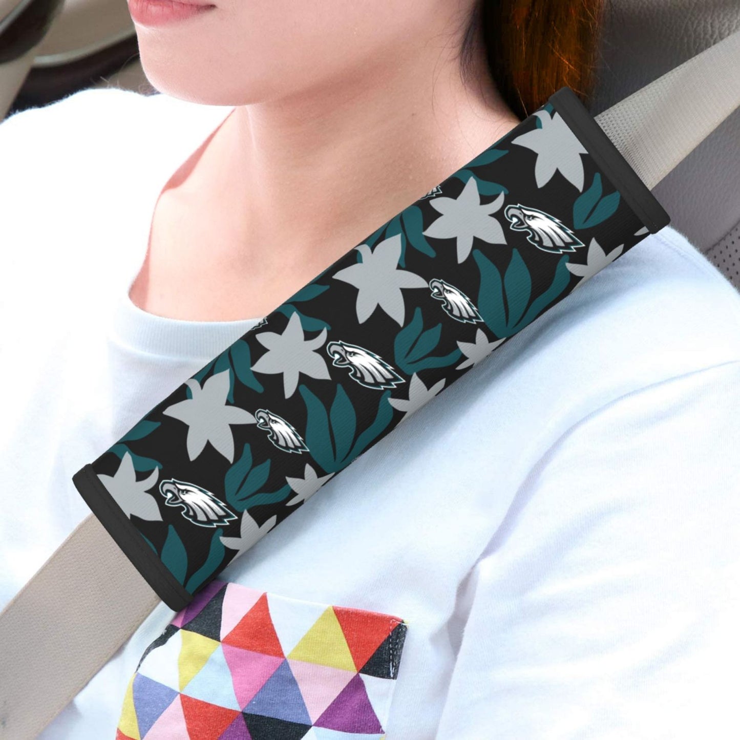 Philadelphia Eagles Car seat belt shoulder strap adult seat belt protective cover