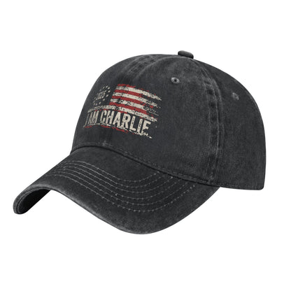 2025 I Am Charlie Printed unisex baseball cap outdoor hats adjustable cap trucker gift hat