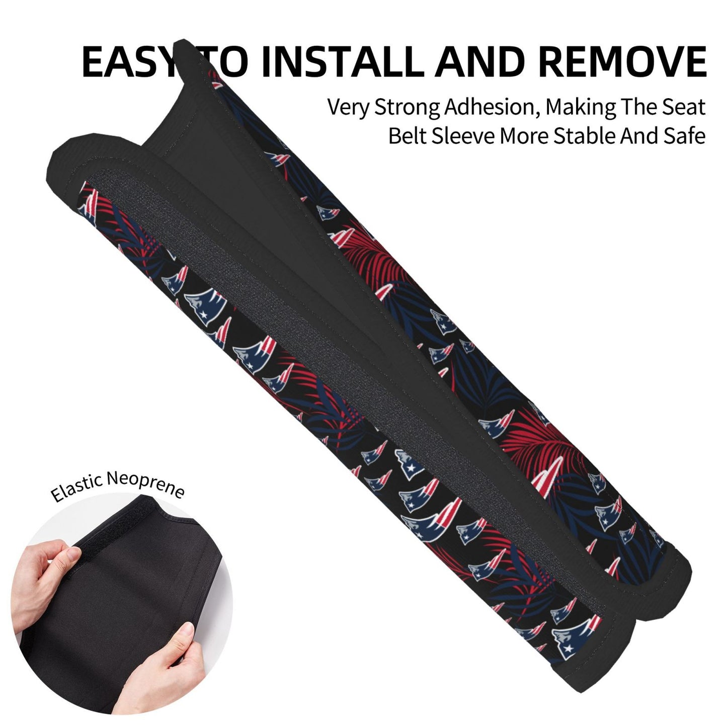 New England Patriots Car seat belt protective cover personalized seat belt protective cover