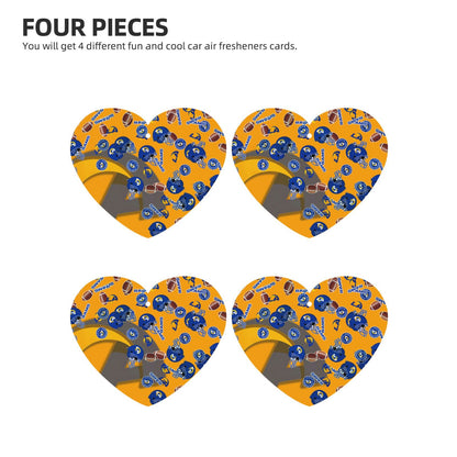 4-pcs Los Angeles Rams Car Air Fresheners Cards Set car aromatherapy tablets