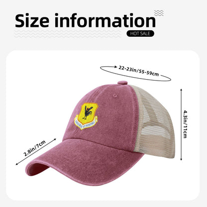 USAF-18th Wing Printed unisex baseball cap adjustable grid baseball cap veteran gift