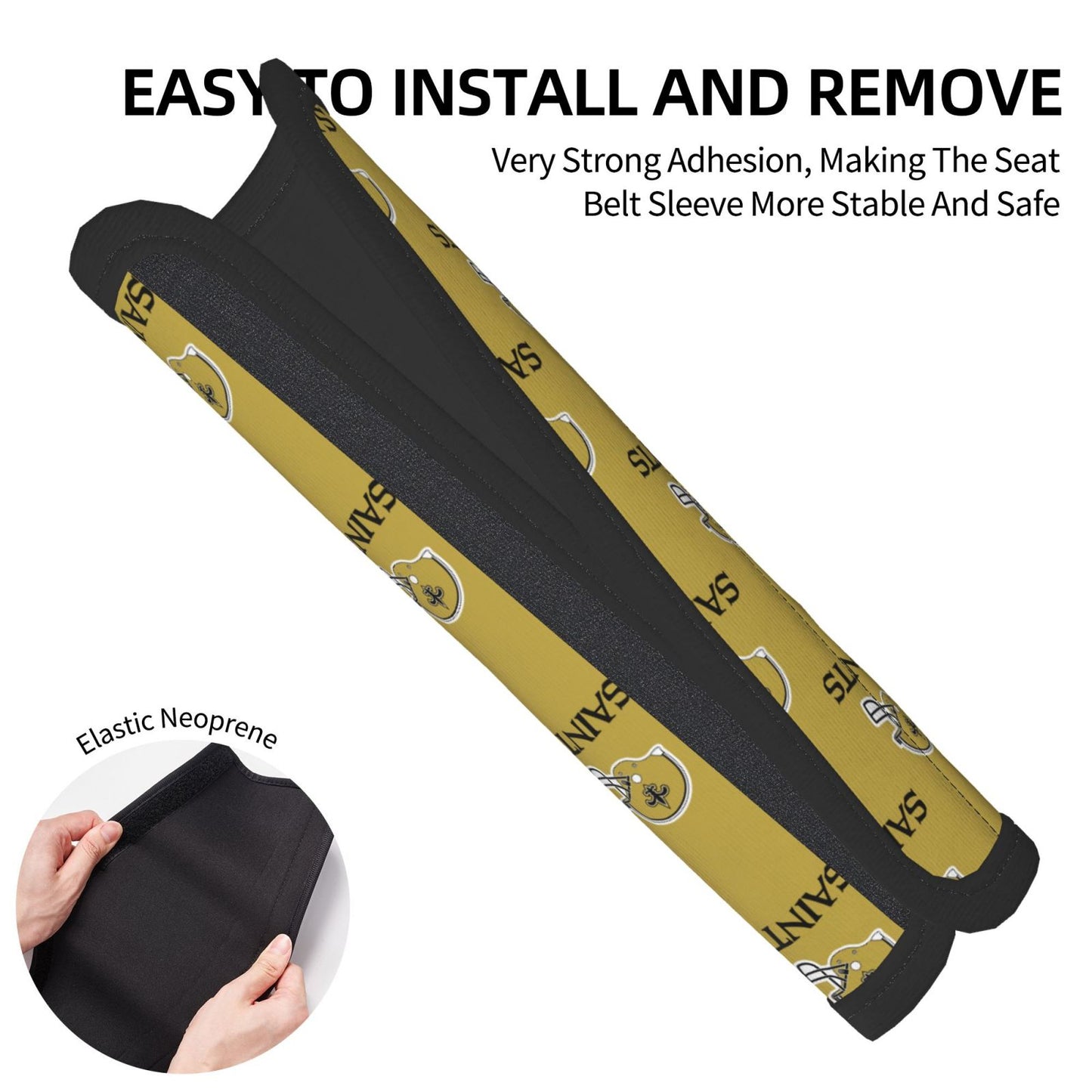 New Orleans Saints Car seat belt shoulder strap UNISEX seat belt protective cover