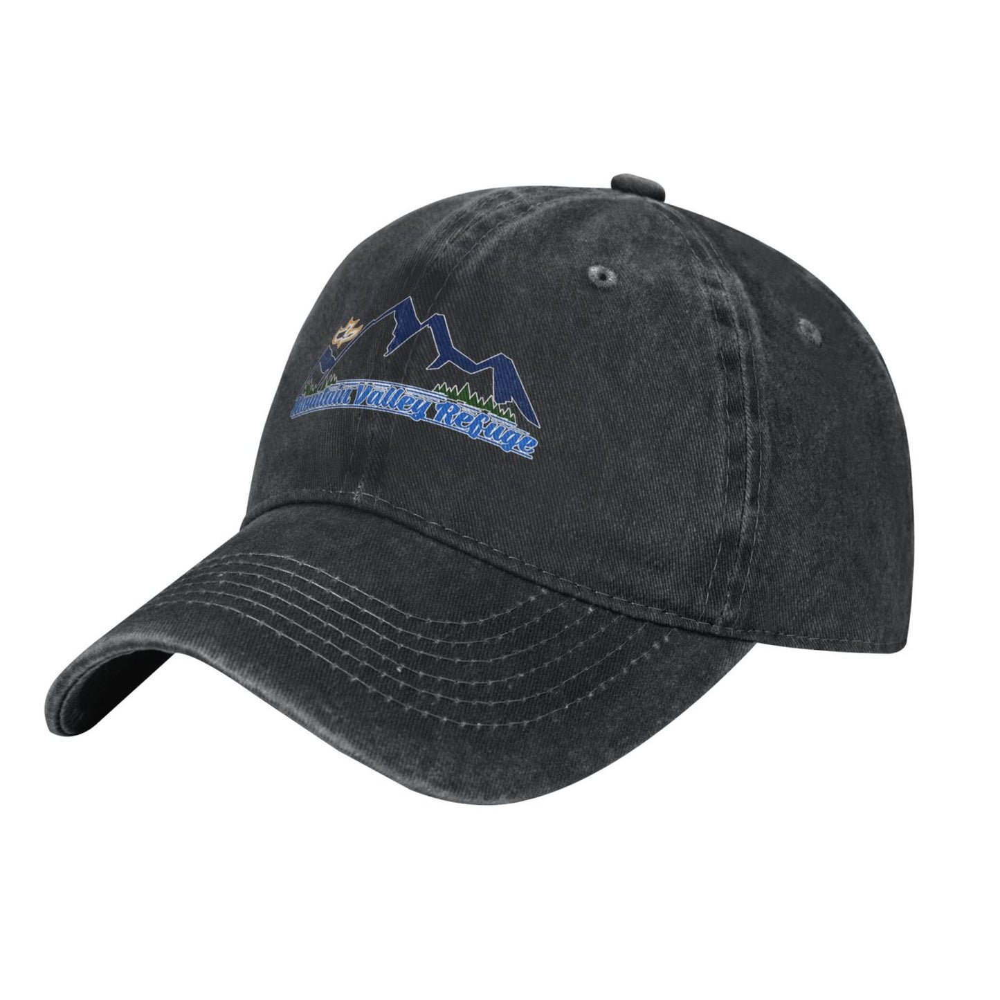 Mountain Valley Refuge Printed unisex baseball cap adjustable cap outdoor sun hats trucker hat