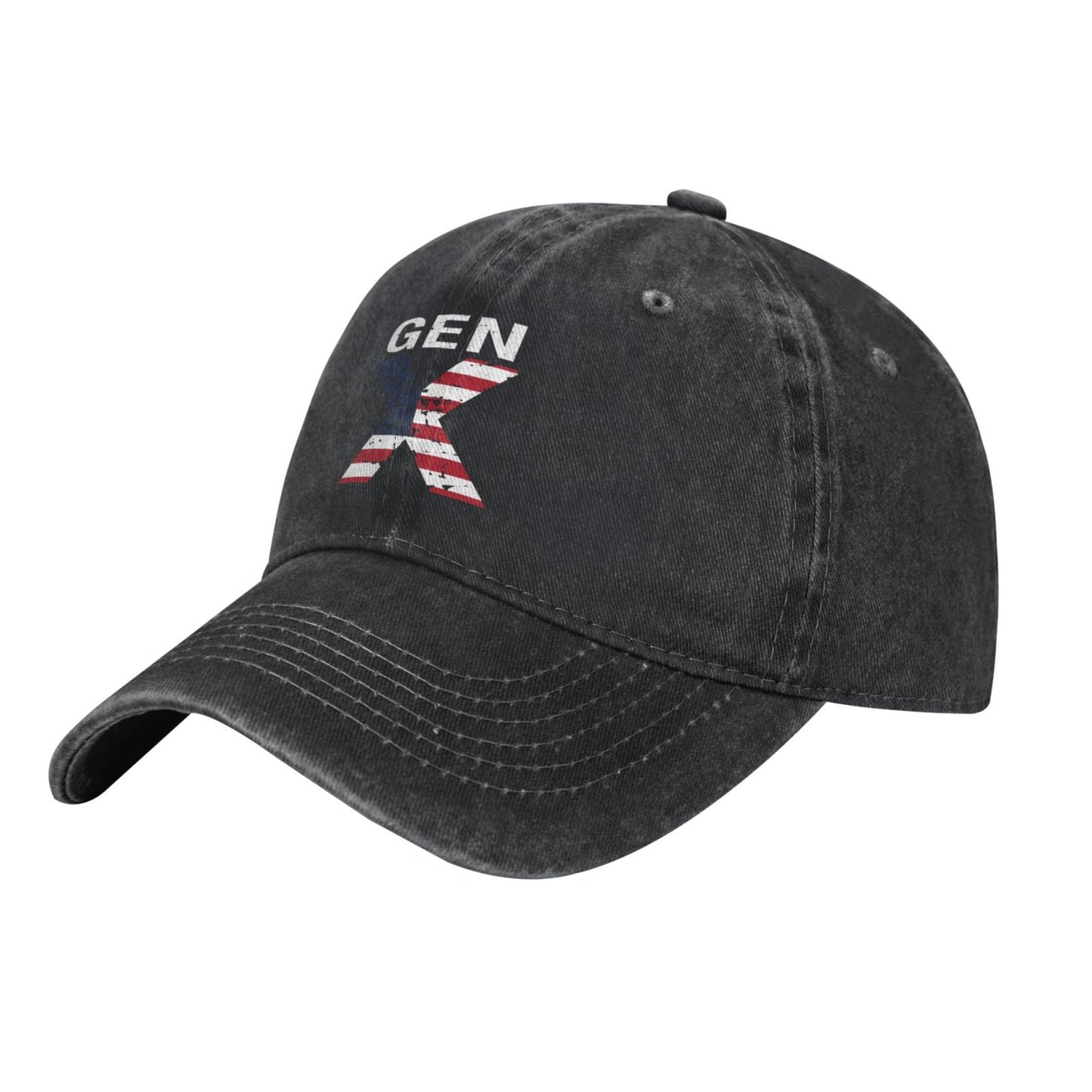 Gen X American Flag Printed unisex baseball cap outdoor hats adjustable cap trucker gift hat