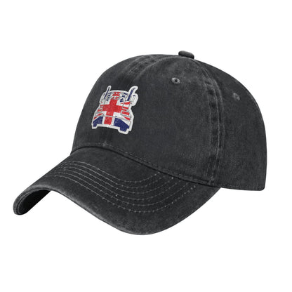 British Trucker United Kingdom Union Jack Flag Printed unisex baseball cap adjustable cap outdoor sun hats trucker hat