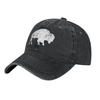 Buffalo Vintage Bison Printed unisex baseball cap outdoor hats adjustable cap trucker gift hat