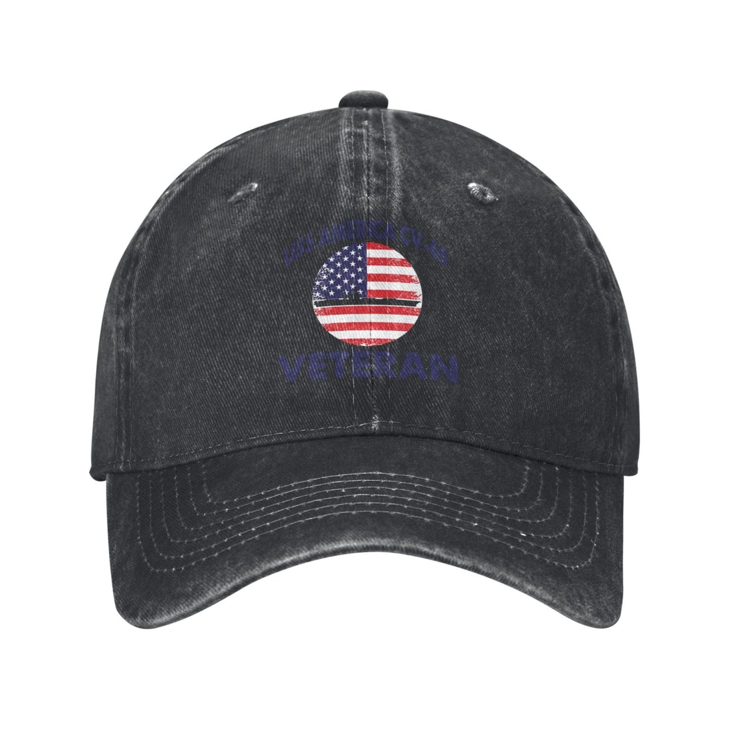 USS America (CV-66) Printed unisex baseball cap outdoor hats adjustable cap trucker gift hat