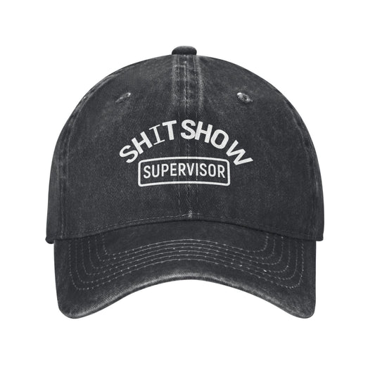 SHIT SHOW SUPERVISOR Printed unisex baseball cap adjustable cap outdoor sun hats trucker hat