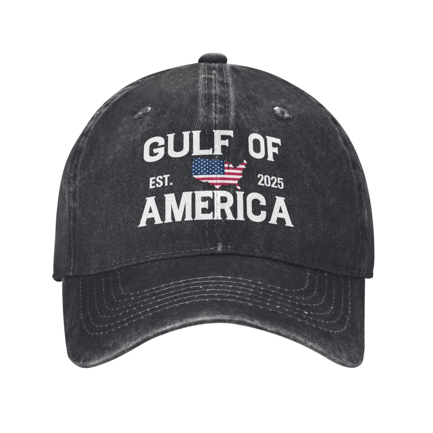GULF OF AMERICA Est. 2025 Printed unisex baseball cap adjustable cap outdoor sun hats trucker hat