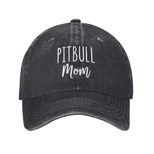 Pitbull Mom Printed unisex baseball cap adjustable cap outdoor sun hats trucker hat