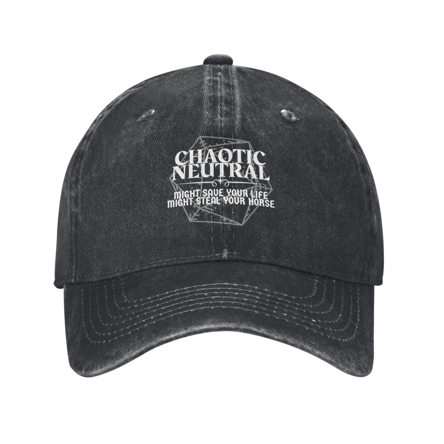 Chaotic Neutral Dungeons Dragons Printed unisex baseball cap outdoor hats adjustable cap trucker gift hat