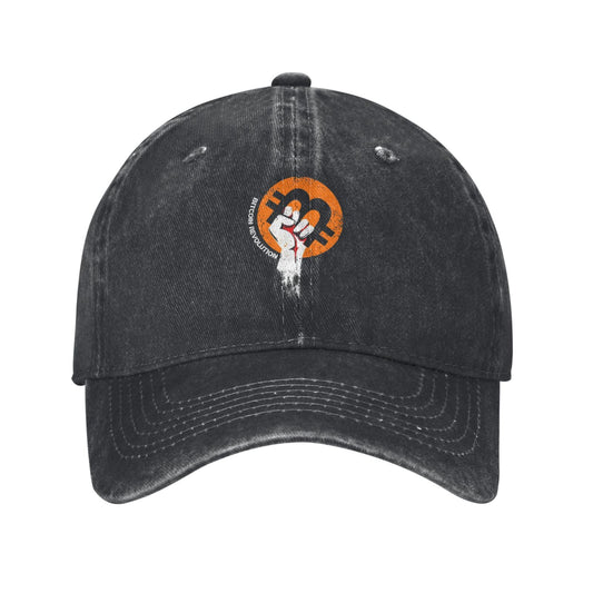 Holding Bitcoin Printed unisex baseball cap outdoor hats adjustable cap trucker gift hat
