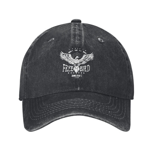Free Bird Prints Printed unisex baseball cap adjustable cap outdoor sun hats trucker hat