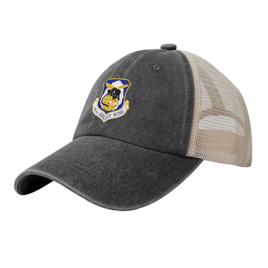 94th Airlift Wing Printed unisex baseball cap adjustable grid baseball cap veteran gift