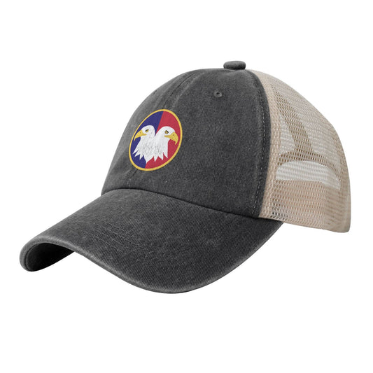 US Army Reserve Command SSI Printed unisex baseball cap adjustable grid baseball cap veteran gift