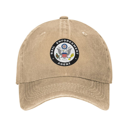 Bail Enforcement Agent Printed unisex baseball cap adjustable cap outdoor sunshade trucker hat