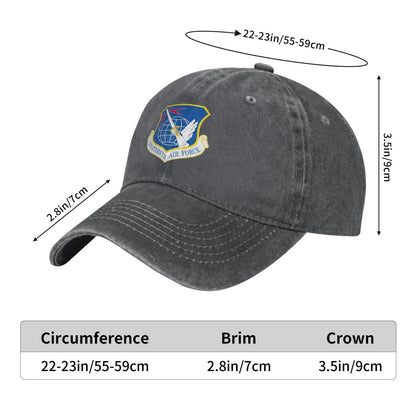 Nineteenth Air Force-Emblem Printed unisex baseball cap adjustable cap veteran gift