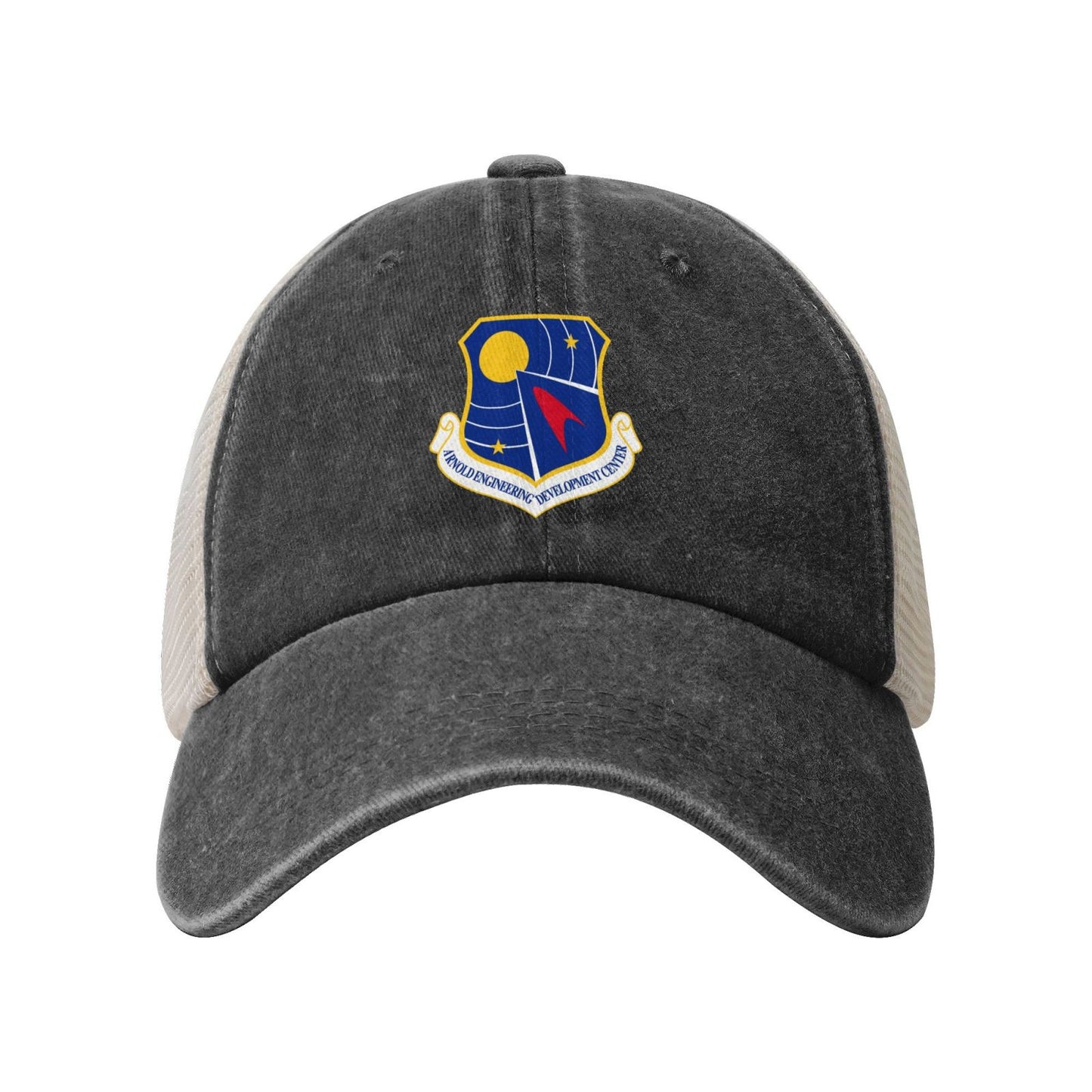 Arnold Engineering Development Center Printed unisex baseball cap adjustable grid baseball cap veteran gift