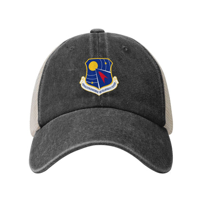 Arnold Engineering Development Center Printed unisex baseball cap adjustable grid baseball cap veteran gift