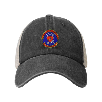 24MEULOGOsm Printed unisex baseball cap adjustable grid baseball cap veteran gift