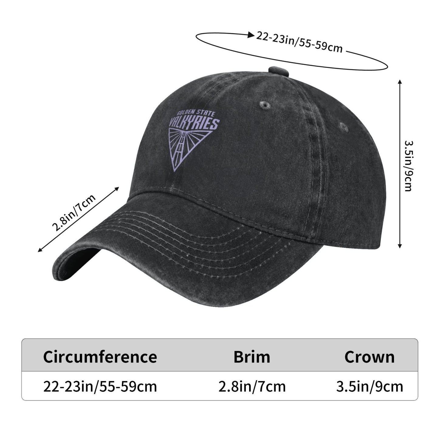 Golden State Valkyries Printed unisex baseball cap adjustable cap outdoor sun hats trucker hat