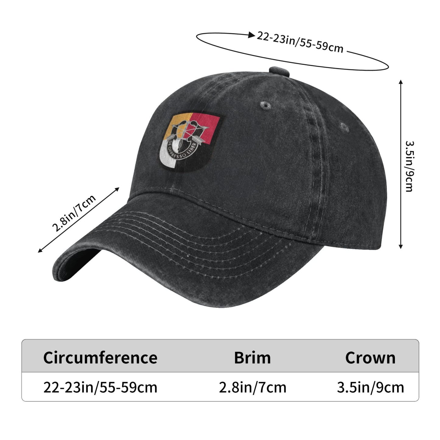 3rd Special Forces Group Printed unisex baseball cap adjustable cap outdoor sunshade trucker hat